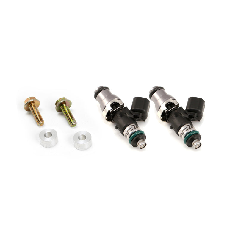 Injector Dynamics ID1050-XDS Fuel Injectors Polaris RZR 14mm Grey Adapter Top (Set of 2) - awdtuningtx
