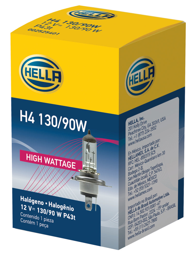 Hella H4 12V 130/90W Halogen Headlight Bulb - Universal - awdtuningtx