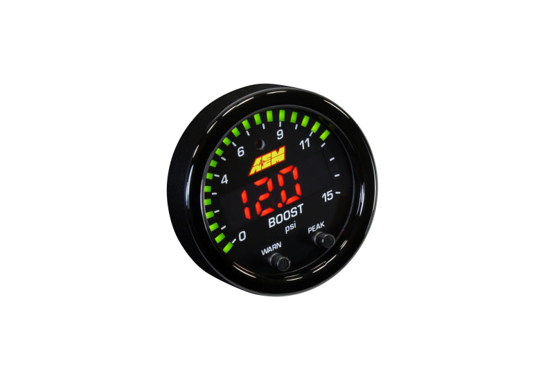 AEM X-Series Pressure 0-15psi Gauge Kit - awdtuningtx