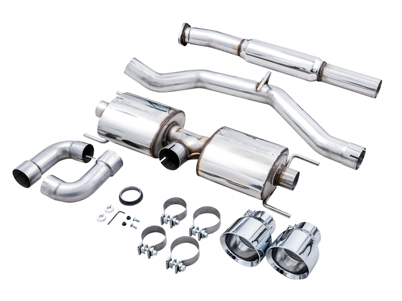 AWE Subaru BRZ/ Toyota GR86/ Toyota 86 Touring Edition Cat-Back Exhaust- Chrome Silver Tips - awdtuningtx