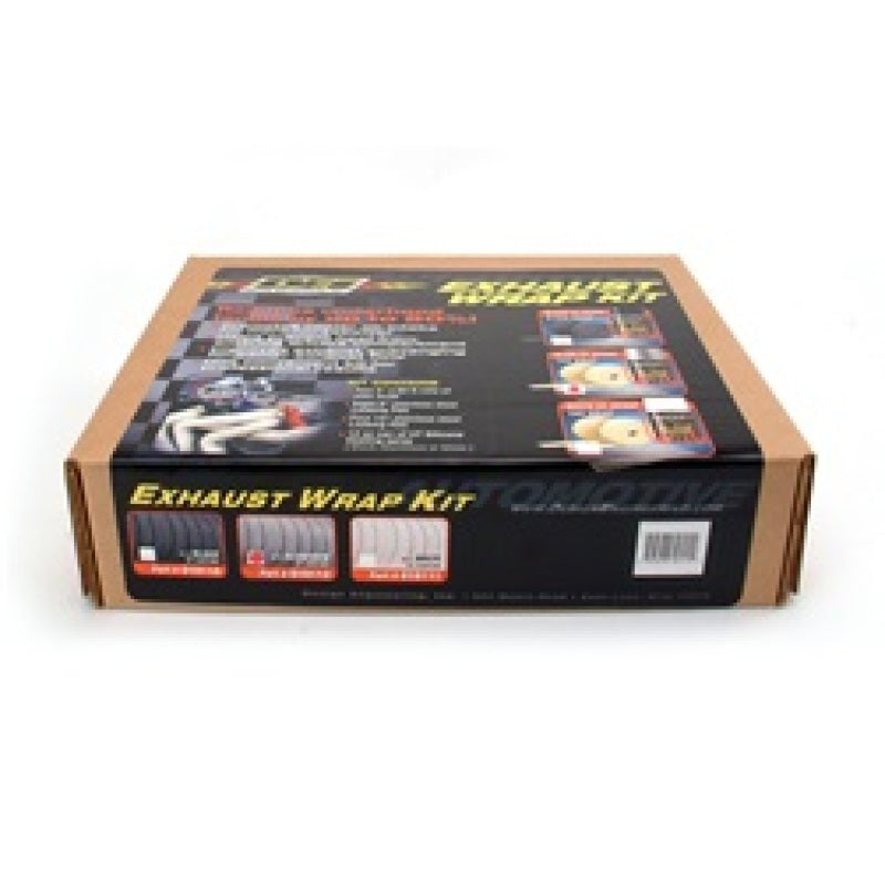 DEI Exhaust Wrap Kit - Tan Wrap & Aluminum HT Silicone Coating - awdtuningtx