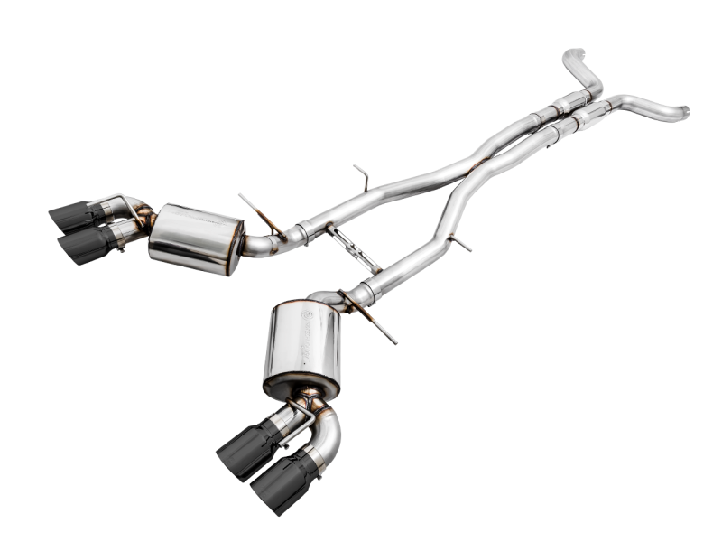 AWE Tuning 16-19 Chevy Camaro SS Res Cat-Back Exhaust -Touring Edition (Quad Diamond Black Tips) - awdtuningtx