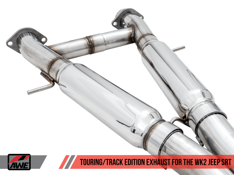 AWE Tuning 2020 Jeep Grand Cherokee SRT Touring Edition Exhaust - Diamond Black Tips - awdtuningtx