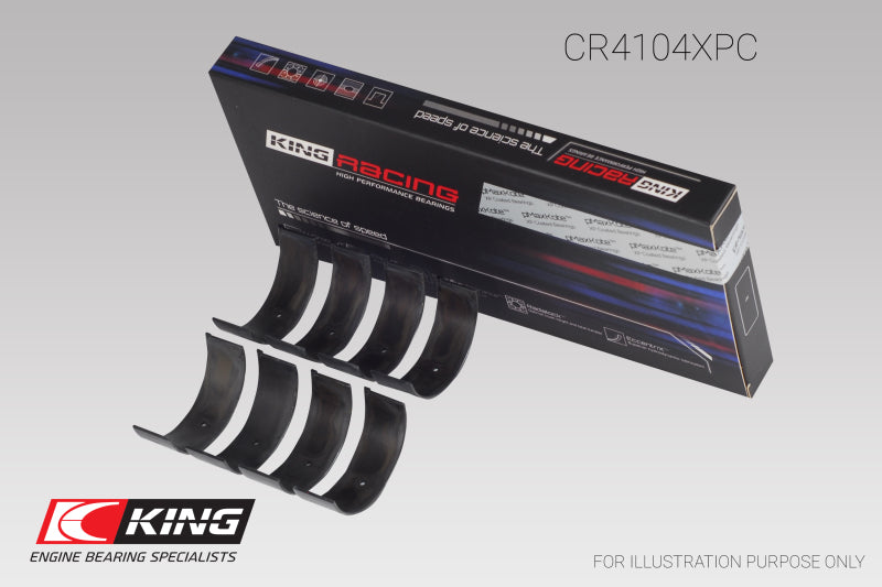 King Audi/VW 83-03 1.6L/1.8L/2.0L Performance Coated Rod Bearing Set - awdtuningtx