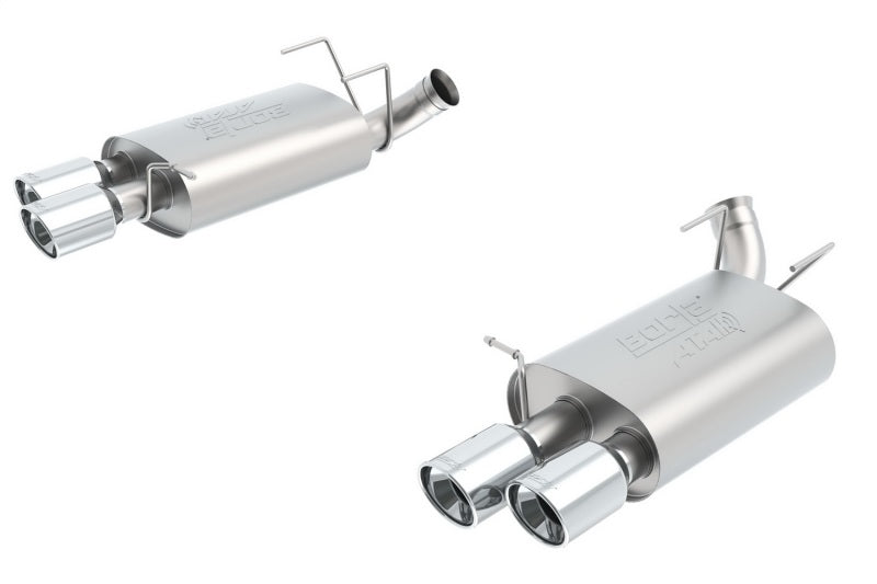 Borla 13-14 Mustang Shelby GT500 GT 5.8L V8 RWD Dual Split Rear Exit ATAK Exhaust Rear Section Only - awdtuningtx