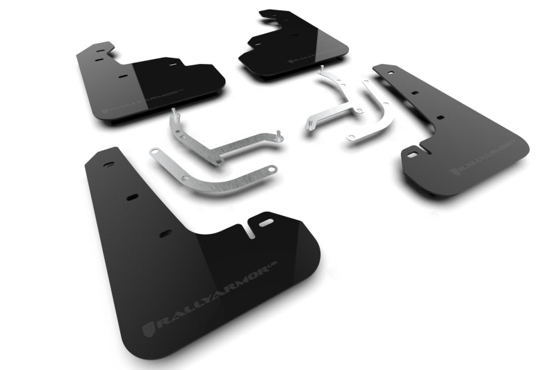 Rally Armor 2024 Subaru Impreza Black UR Mud Flap w/ Grey Logo - awdtuningtx