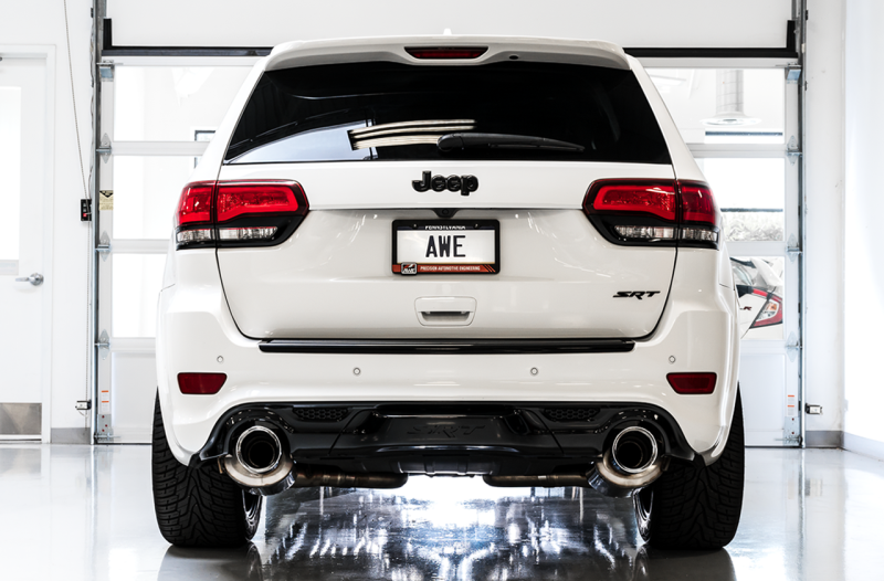 AWE Tuning 2020 Jeep Grand Cherokee SRT Touring Edition Exhaust - Diamond Black Tips - awdtuningtx