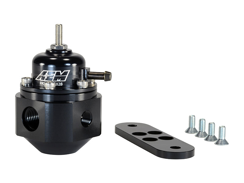 AEM Universal Black Adjustable Fuel Pressure Regulator - awdtuningtx