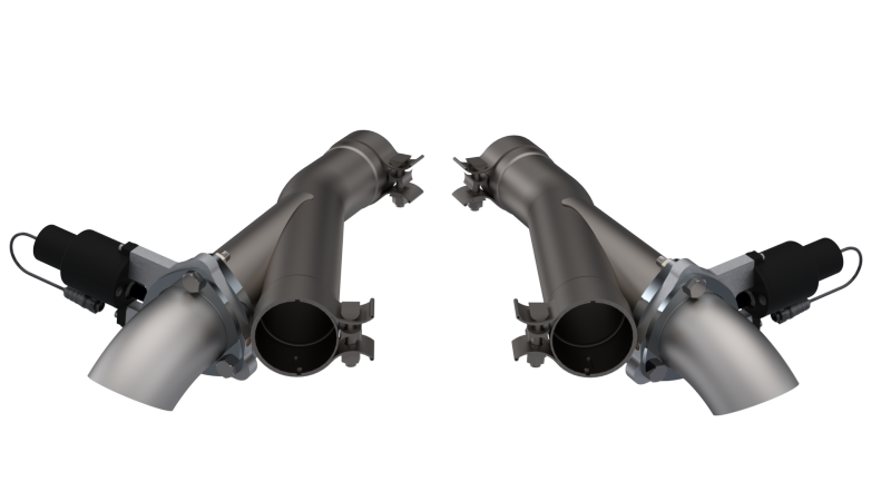 QTP 2018+ Jeep Grand Cherokee Trackhawk 2.75in 304SS Aggressor Cutout Dual Mid Pipes - awdtuningtx
