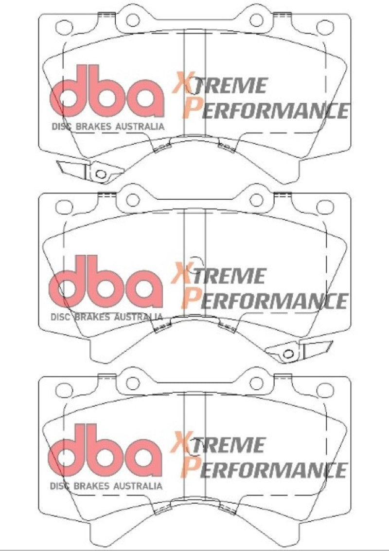 DBA 2015 Toyota Tundra XP650 Front Brake Pads - awdtuningtx
