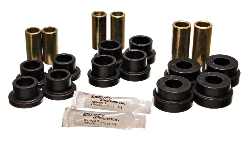 Energy Suspension 64-75 BMW 2002 Black Front Control Arm Bushing Set - awdtuningtx