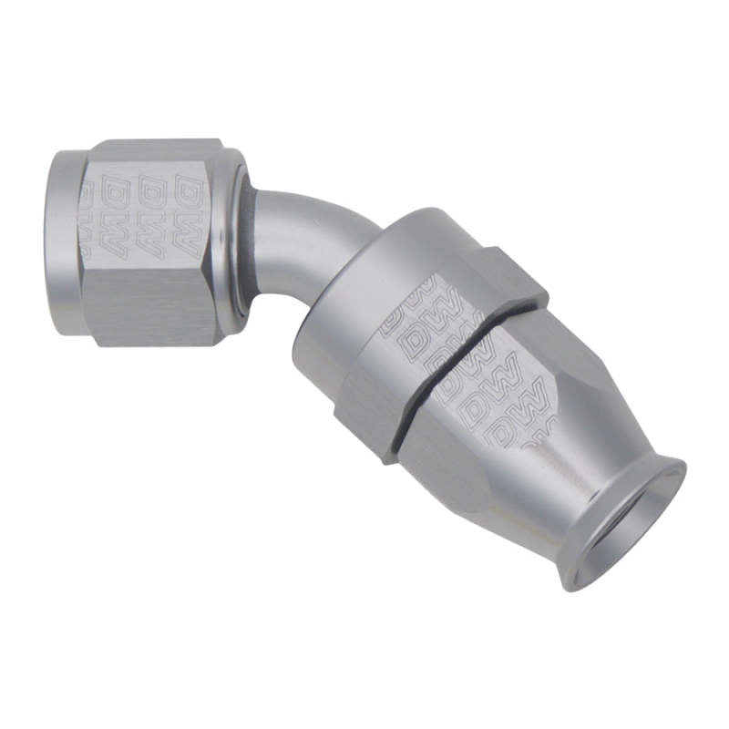 DeatschWerks 8AN Female Swivel 45-Degree Hose End PTFE (Incl. 1 Olive Insert) - awdtuningtx
