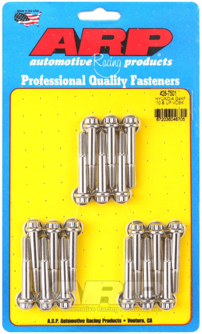 ARP Hyundai Genesis G4KF 2L 2010+ Valve Cover Bolt Kit - awdtuningtx
