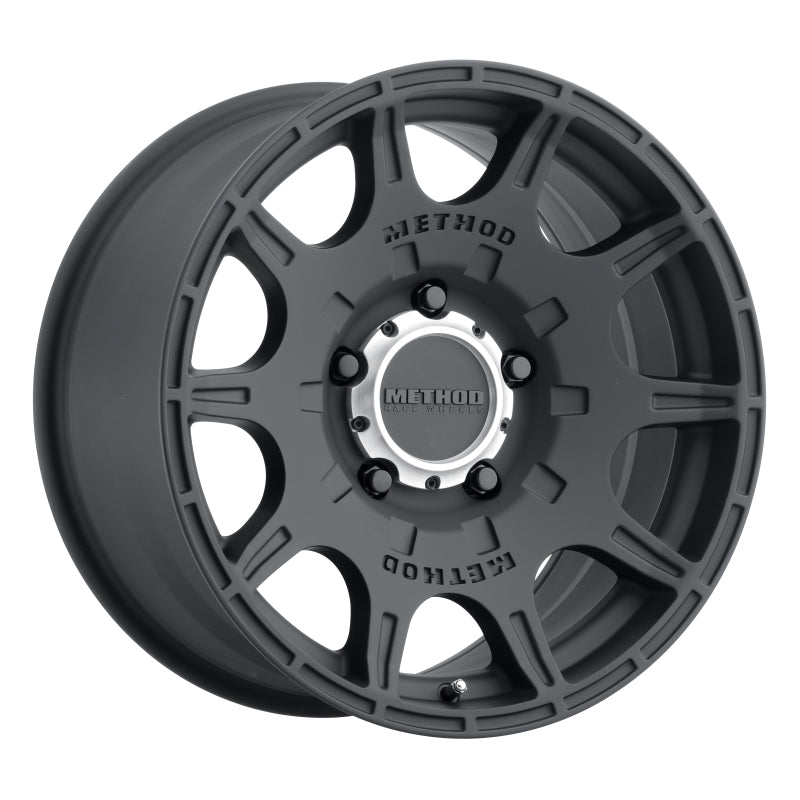Method MR308 Roost 17x8.5 0mm Offset 5x5 71.5mm CB Matte Black Wheel - awdtuningtx