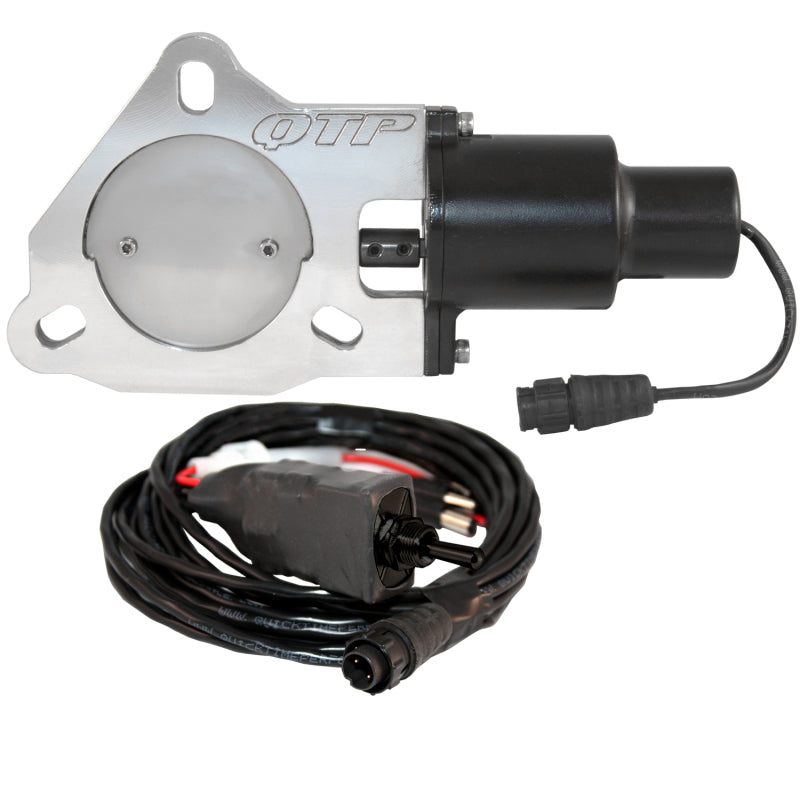 QTP 3in Bolt-On QTEC Electric Cutout Valve - Single - awdtuningtx