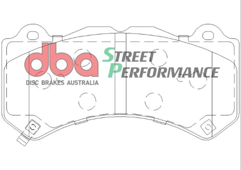 DBA 07-22 Nissan GT-R R35 Front Street Performance Brake Pad Kit - awdtuningtx