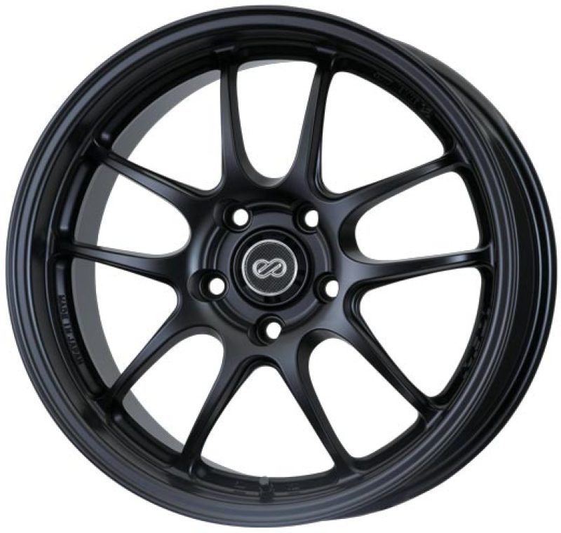 Enkei PF01 18x10.5 5x114.3 38mm Offset Matte Black Wheel - awdtuningtx