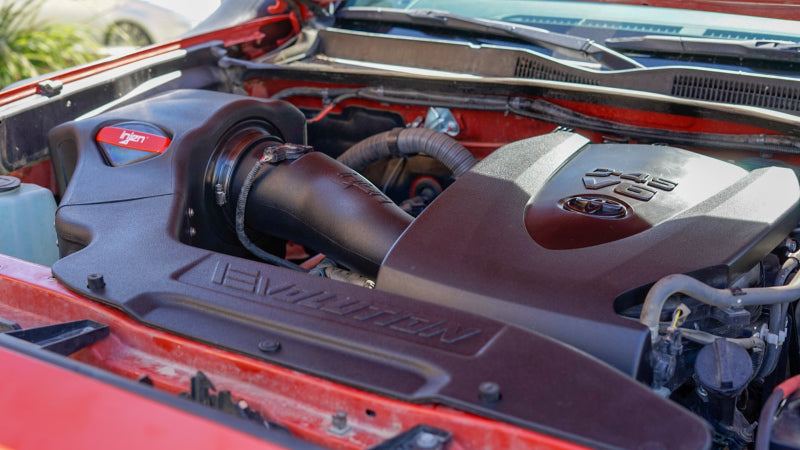 Injen 16-20 Toyota Tacoma V6-3.5L Evolution Cold Air Intake System 8 Layer Cotton Gauze Air Filter - awdtuningtx