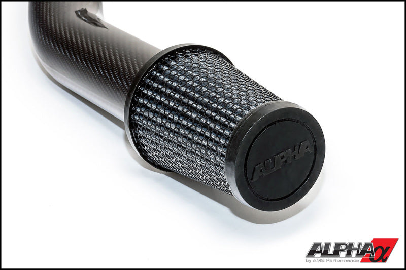 AMS Performance 2009+ Nissan GT-R R35 (CBA/DBA) Alpha Carbon Fiber Intake Pipes for Stock Turbos - awdtuningtx