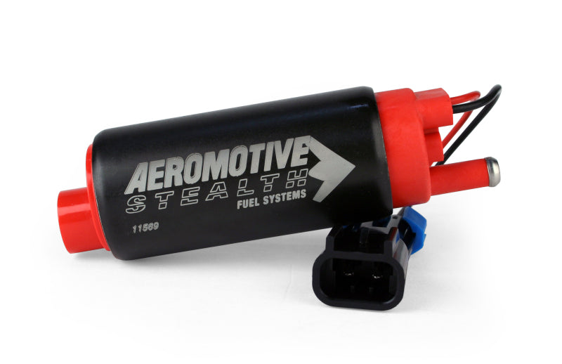 Aeromotive 340 Series Stealth In-Tank E85 Fuel Pump - Center Inlet - Offset (GM applications) - awdtuningtx