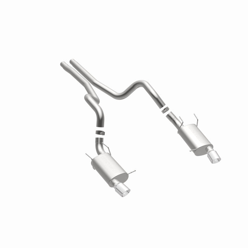 MagnaFlow 13 Ford Mustang Dual Split Rear Exit Stainless Cat Back Performance Exhaust (Street) - awdtuningtx