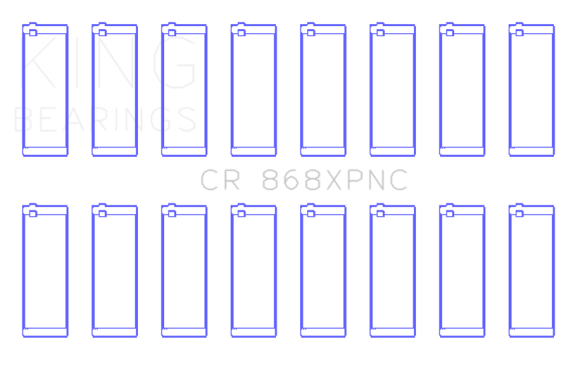 King Ford 4.6L/5.4L V8 SOHC (Size STD) Performance Coated Rod Bearing Set - awdtuningtx