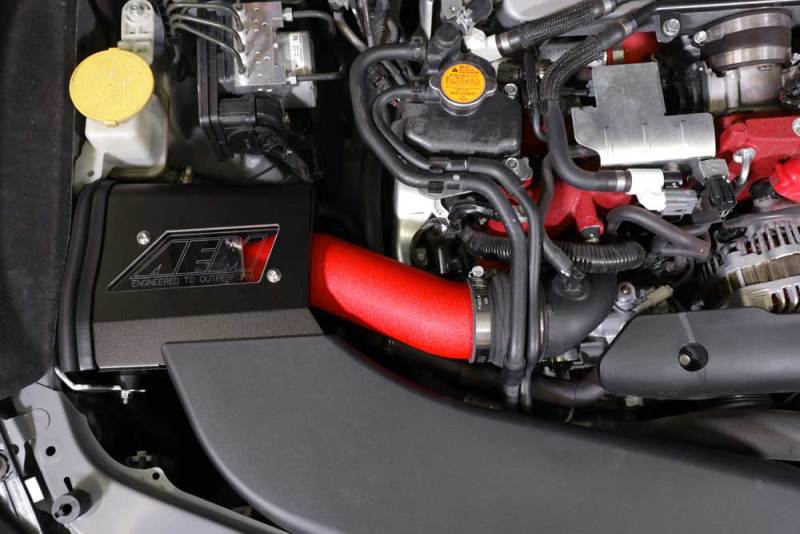 AEM Induction 2019 Subaru WRX STI 2.5L Cold Air Intake - Wrinkle Red - awdtuningtx