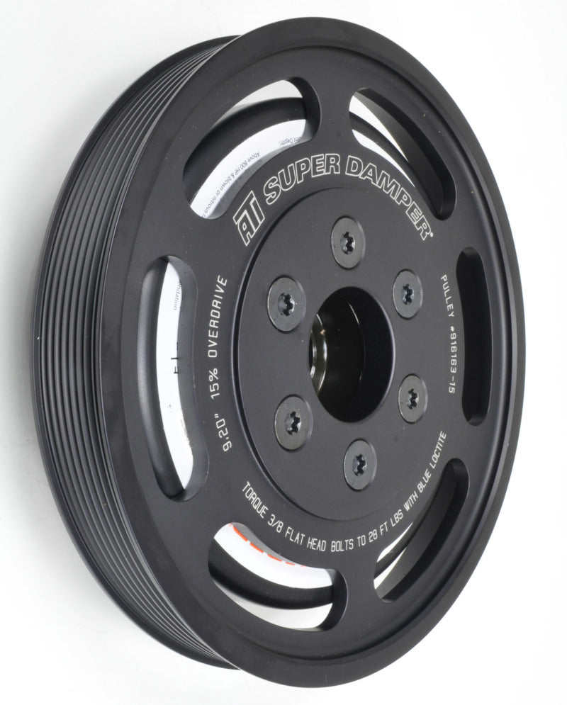 ATI Damper - 7.48in - Alum LW - 6 Grv - 2014+ Corvette LT1/LT4 - Dry Sump - 6 Bolt (Excl SC Pulley) - awdtuningtx