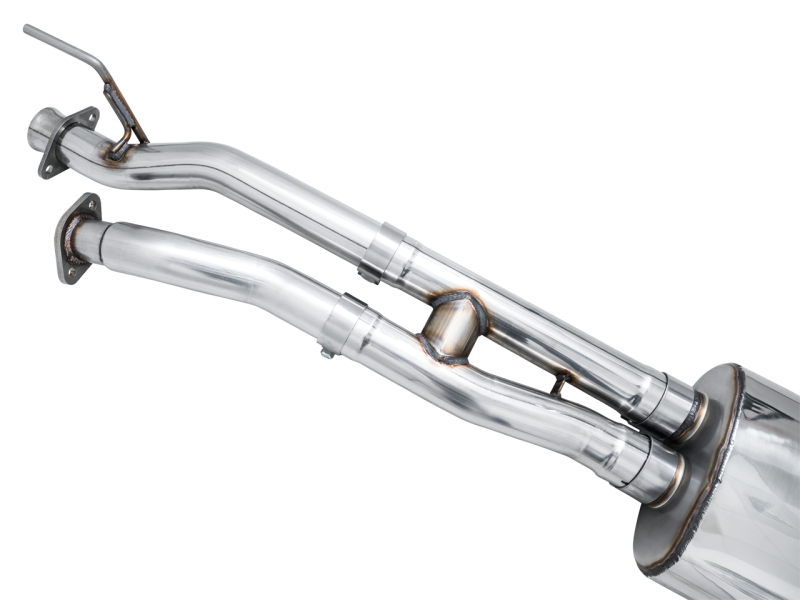 AWE 16-22 Toyota Tacoma 0FG Catback Exhaust w/ BashGuard - Dual Diamond Black Tips - awdtuningtx