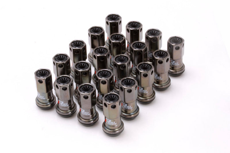 Project Kics 12X1.25 R40 Iconix Classical Lug Nuts w/ Black Plastic Cap - 20 - No Locks - awdtuningtx