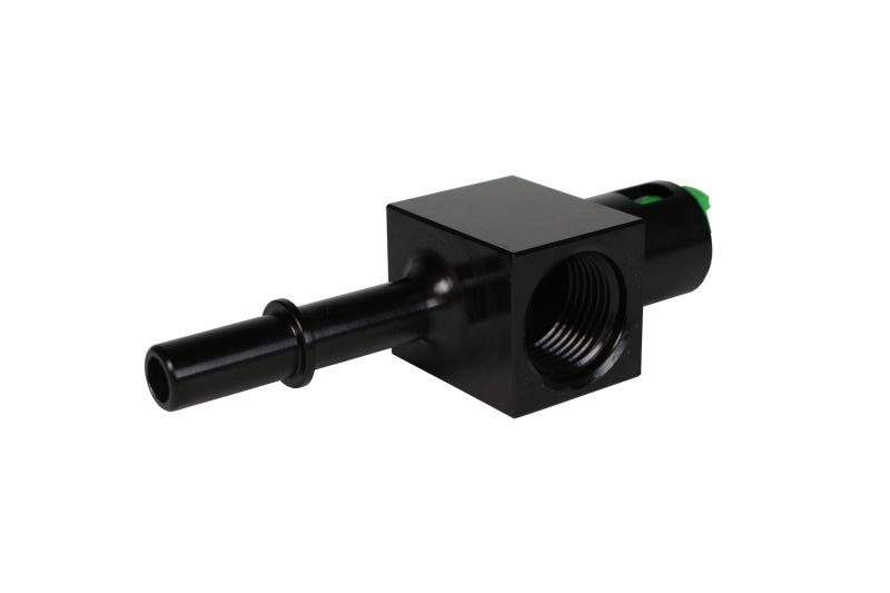 Aeromotive 3/8in Quick Connect with AN-08 port and 1/8in gauge port - awdtuningtx