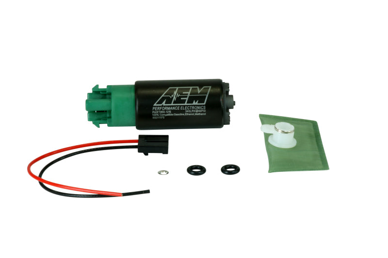 AEM 340LPH 65mm Fuel Pump Kit w/ Mounting Hooks - Ethanol Compatible - awdtuningtx