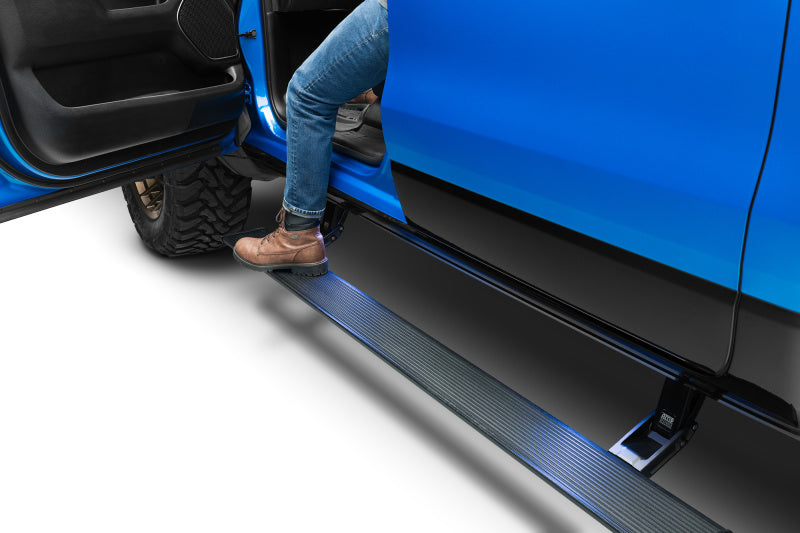 AMP Research 19-22 Ram 1500 Crew Cab PowerStep Xtreme - Black (Incl OEM Style Illumination) - awdtuningtx