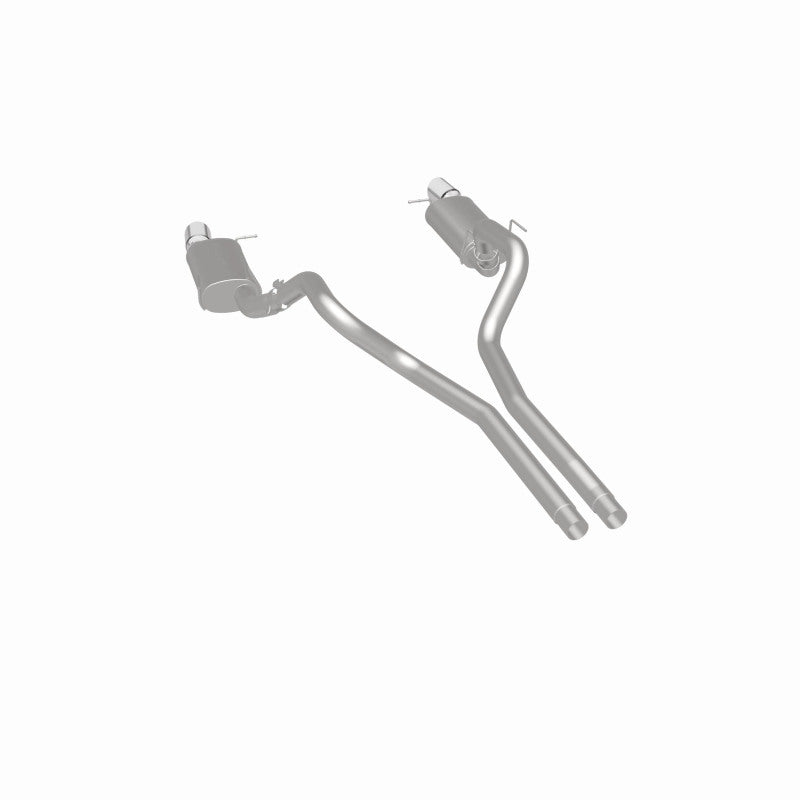 MagnaFlow 13 Ford Mustang Dual Split Rear Exit Stainless Cat Back Performance Exhaust (Street) - awdtuningtx