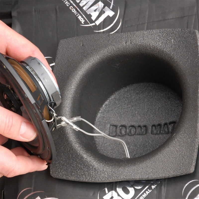 DEI Speaker Baffles 5.25in Round 6.5in Wide 6.5 Height 2.5in Deep Pair - awdtuningtx