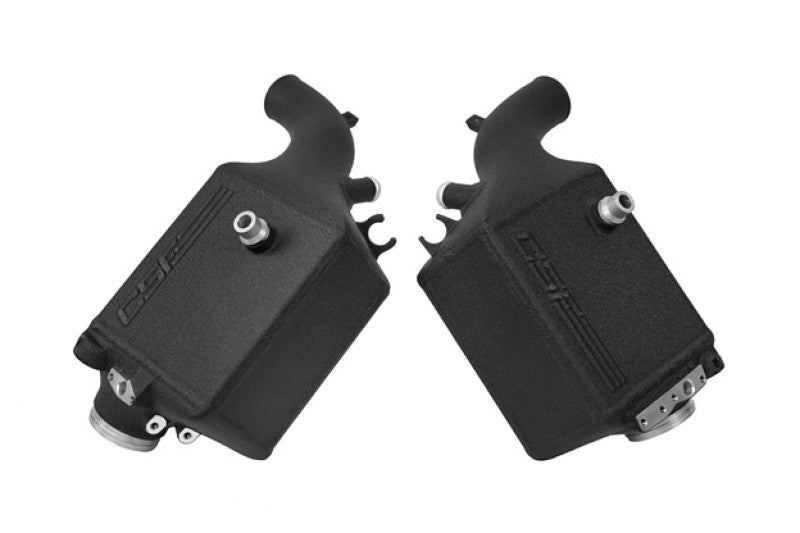 CSF 16-21 BMW M5 (F90) / 17-21 BMW M8 (F91/F92/F93) Twin Charge-Air-Cooler Set - Crinkle Black - awdtuningtx