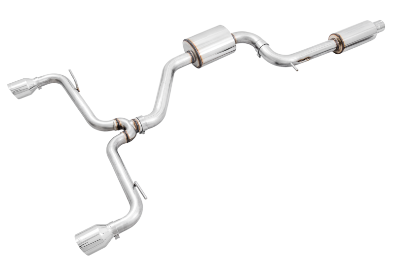 AWE Tuning Volkswagen GTI MK7.5 2.0T Touring Edition Exhaust w/Chrome Silver Tips 102mm - awdtuningtx