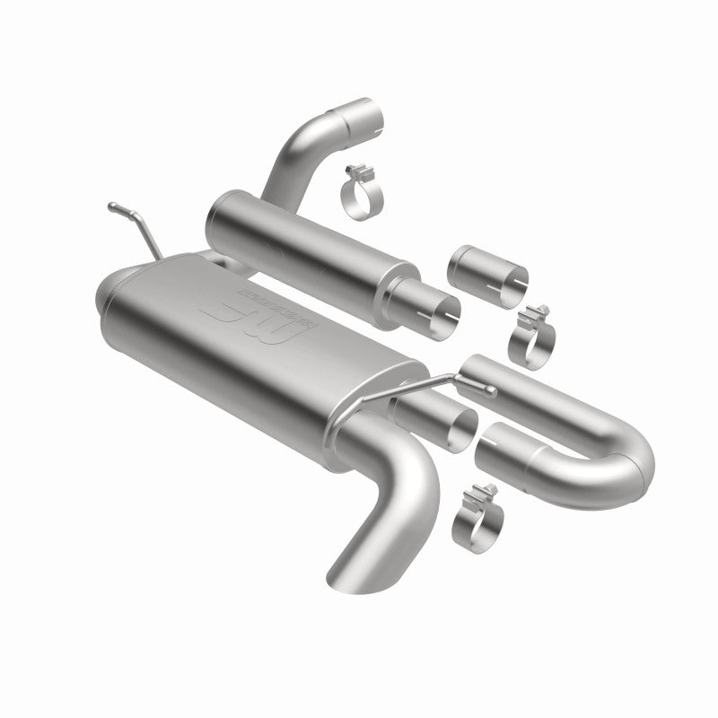 MagnaFlow 18-23 Jeep Wrangler JL 2.0L/3.6L Overland Series Axle-Back Exhaust - awdtuningtx