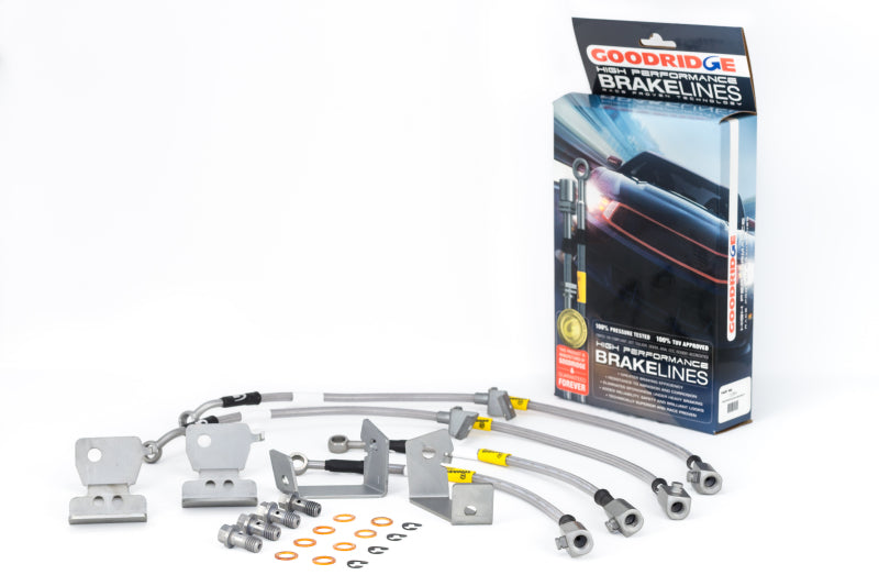 Goodridge 05-12 Ford Mustang w/ ABS Brake Lines - awdtuningtx