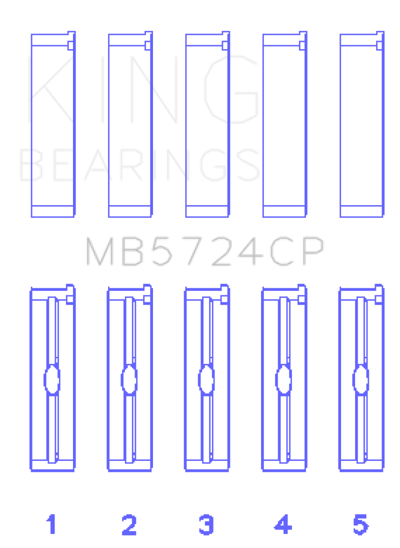 King General Motors Duramax Diesel Main Bearing Set - awdtuningtx