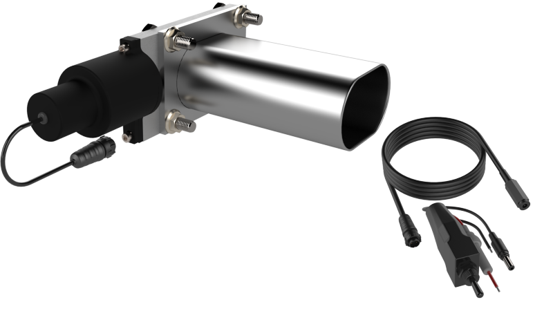 QTP Bolt-On QTEC Low Profile Oval Electric Cutout Valve - awdtuningtx