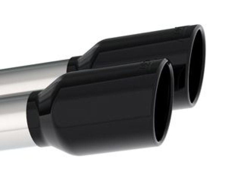 Borla 2020 Chevrolet Corvette C8 6.2 ATAK 3in Exhaust System Dual Round Rolled A/C Black Chrome Tips - awdtuningtx