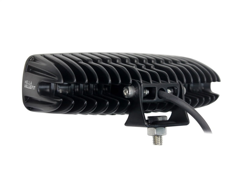 Hella Value Fit Mini 6in LED Light Bar - Flood Beam Pedestal - awdtuningtx