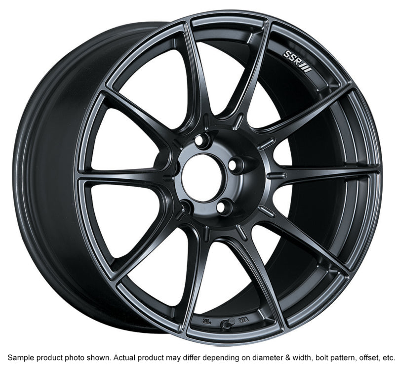 SSR GTX01 18x9.5 5x114.3 22mm Offset Flat Black Wheel Evo 8 9 X / G35 / 350z / 370z - awdtuningtx
