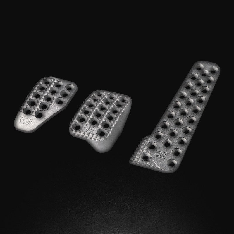 OMP Aluminum Racing Pedals (Set of 3) - awdtuningtx