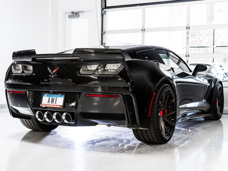 AWE Tuning 14-19 Chevy Corvette C7 Z06/ZR1 (w/o AFM) Touring Edition Axle-Back Exhaust w/Chrome Tips - awdtuningtx