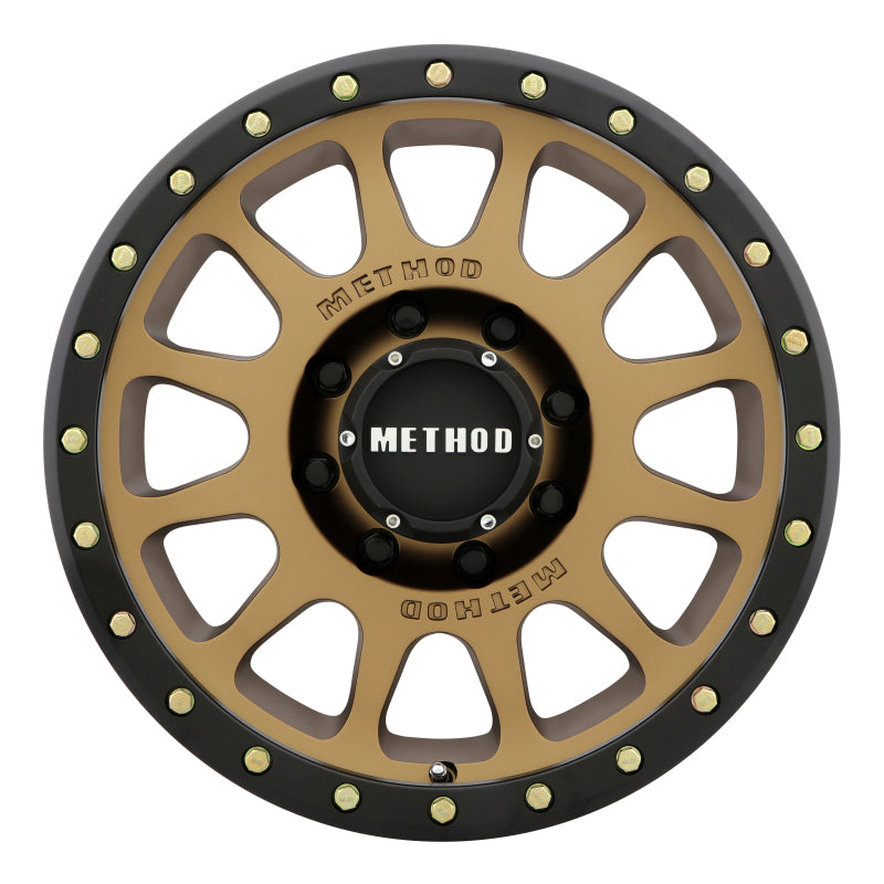 Method MR305 NV 18x9 +18mm Offset 8x170 130.81mm CB Method Bronze/Black Street Loc Wheel - awdtuningtx