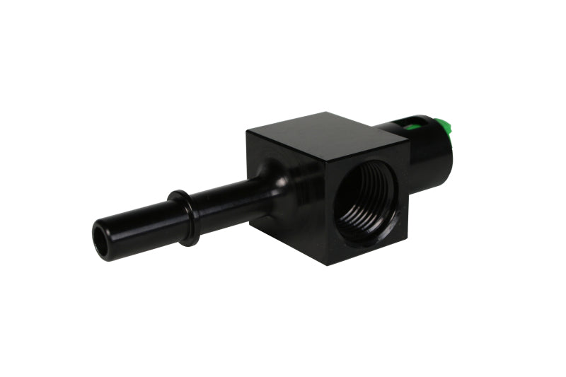 Aeromotive 3/8in Quick Connect with AN-08 port and 1/8in gauge port - awdtuningtx