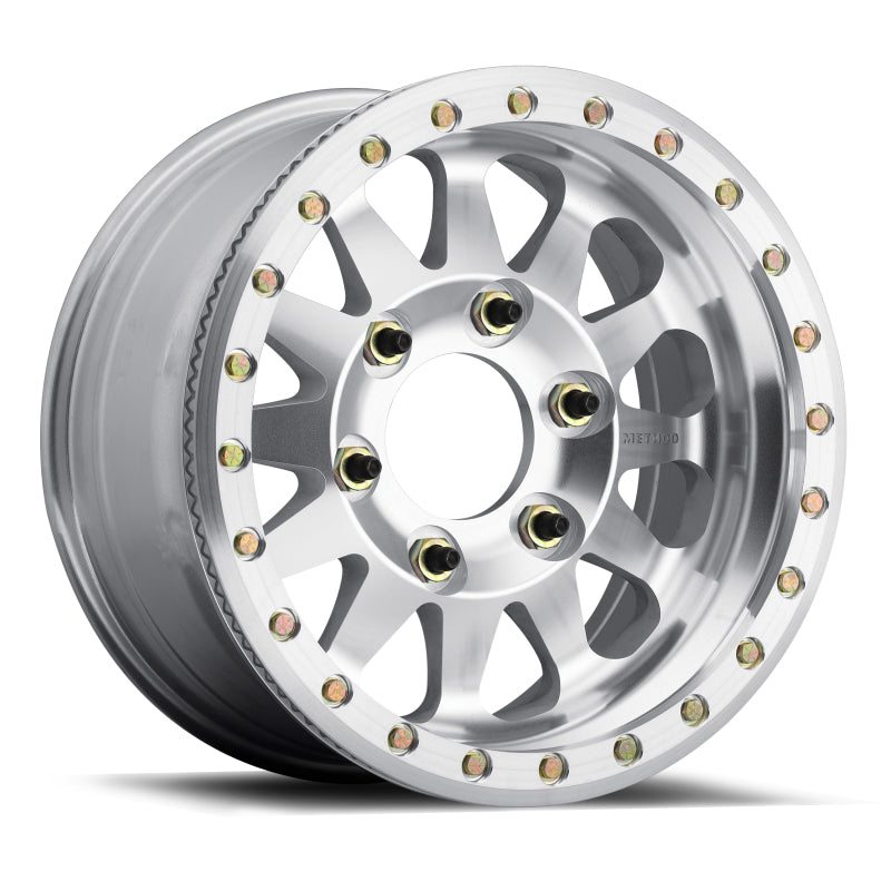 Method MR101 Beadlock 17x9 -12mm Offset 8x6.5 130.81mm CB Raw Machined w/BH-H24125 Wheel - awdtuningtx
