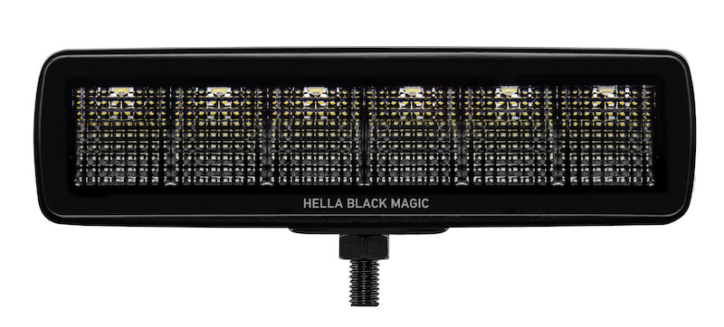 Hella Universal Black Magic 6 L.E.D. Mini Light Bar - Flood Beam - awdtuningtx